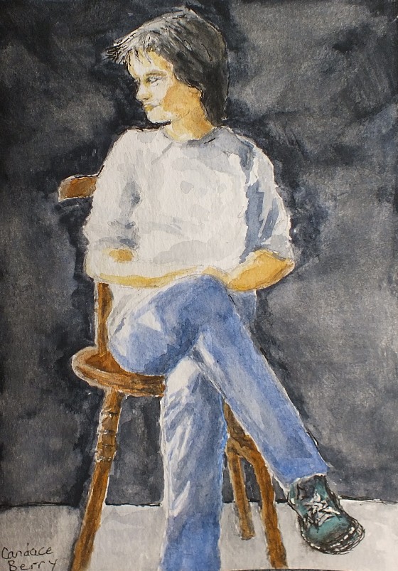Candace Berry - Sitting figure